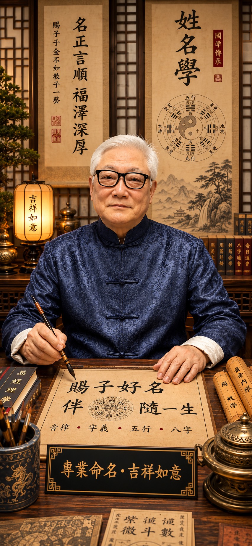 黃銘峻老師中式服裝形象照